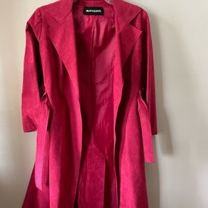 Vintage Montaldos Red Leather Jacket